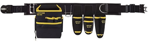 ジェフコム(Jefcom) 腰道具セット WSAシリーズ 黄・黒 WSA-97-1BKのイメージ画像です。