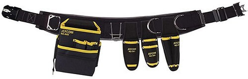 ジェフコム(Jefcom) 腰道具セット WSAシリーズ 黄・黒 WSA-R98-2BKのイメージ画像です。